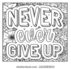 Motivational Quotes Coloring Pages For KDP