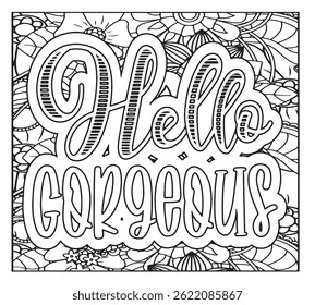 Motivational Quotes Coloring Pages For KDP