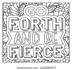 Motivational Quotes Coloring Pages For KDP
