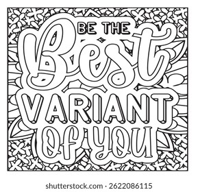Motivational Quotes Coloring Pages For KDP