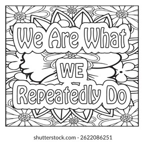 Motivational Quotes Coloring Pages For KDP