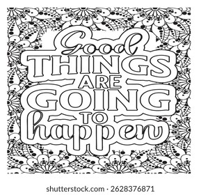 Motivational Quotes Coloring Pages For KDP