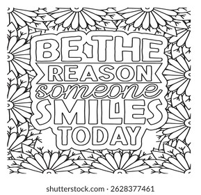 Motivational Quotes Coloring Pages For KDP