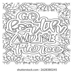 Motivational Quotes Coloring Pages For KDP