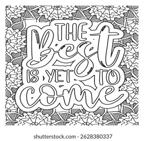 Motivational Quotes Coloring Pages For KDP