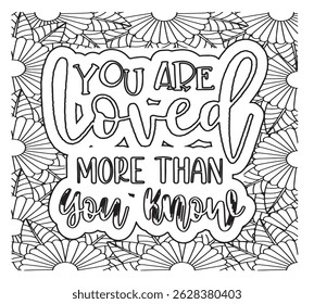 Motivational Quotes Coloring Pages For KDP