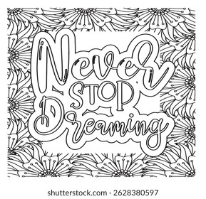 Motivational Quotes Coloring Pages For KDP