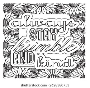 Motivational Quotes Coloring Pages For KDP