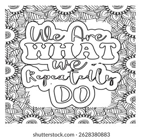 Motivational Quotes Coloring Pages For KDP