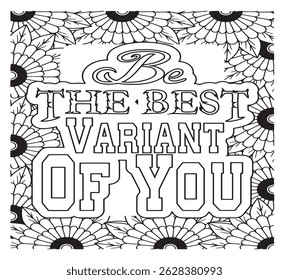Motivational Quotes Coloring Pages For KDP