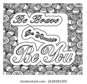 Motivational Quotes Coloring Pages For KDP