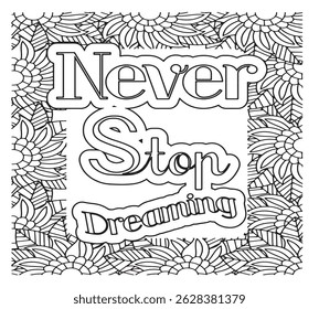 Motivational Quotes Coloring Pages For KDP