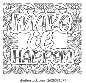 Motivational Quotes Coloring Pages For KDP