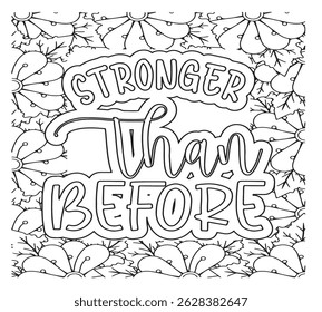 Motivational Quotes Coloring Pages For KDP