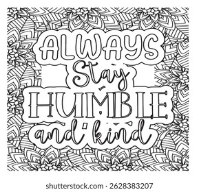 Motivational Quotes Coloring Pages For KDP
