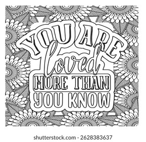 Motivational Quotes Coloring Pages For KDP