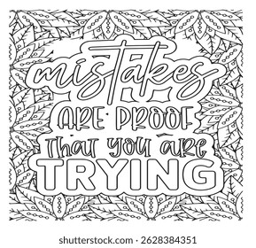 Motivational Quotes Coloring Pages For KDP