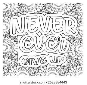 Motivational Quotes Coloring Pages For KDP