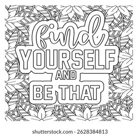 Motivational Quotes Coloring Pages For KDP