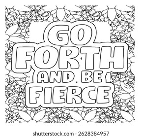 Motivational Quotes Coloring Pages For KDP