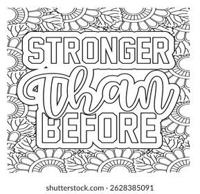 Motivational Quotes Coloring Pages For KDP