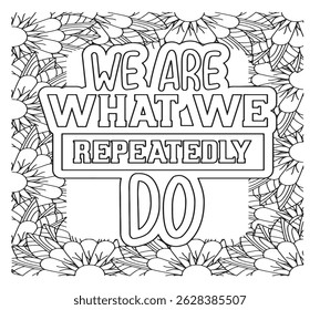 Motivational Quotes Coloring Pages For KDP