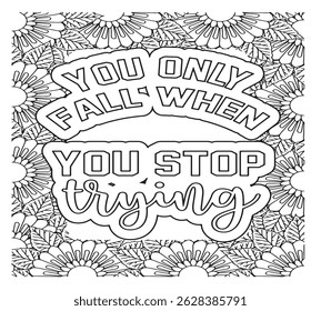 Motivational Quotes Coloring Pages For KDP