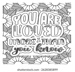 Motivational Quotes Coloring Pages For KDP