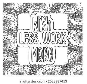 Motivational Quotes Coloring Pages For KDP