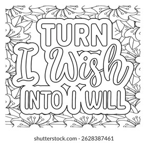 Motivational Quotes Coloring Pages For KDP