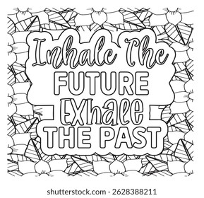 Motivational Quotes Coloring Pages For KDP