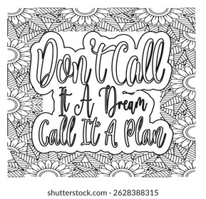 Motivational Quotes Coloring Pages For KDP