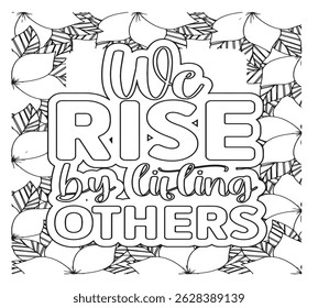 Motivational Quotes Coloring Pages For KDP