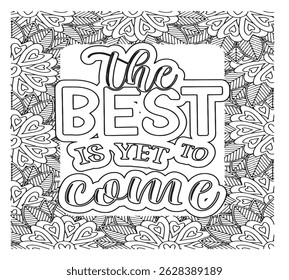 Motivational Quotes Coloring Pages For KDP