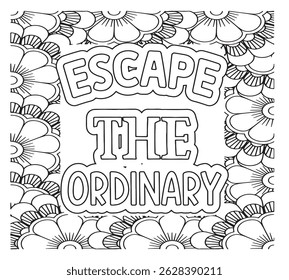 Motivational Quotes Coloring Pages For KDP
