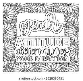 Motivational Quotes Coloring Pages For KDP
