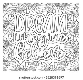Motivational Quotes Coloring Pages For KDP