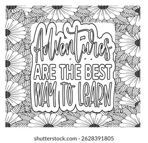 Motivational Quotes Coloring Pages For KDP