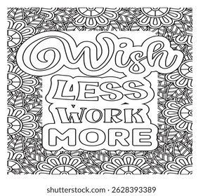 Motivational Quotes Coloring Pages For KDP
