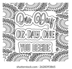 Motivational Quotes Coloring Pages For KDP