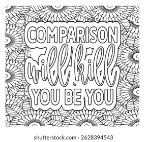 Motivational Quotes Coloring Pages For KDP