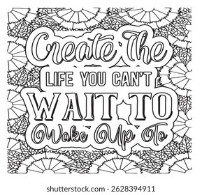 Motivational Quotes Coloring Pages For KDP