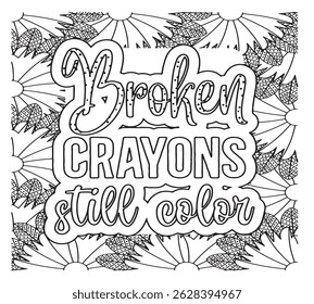 Motivational Quotes Coloring Pages For KDP