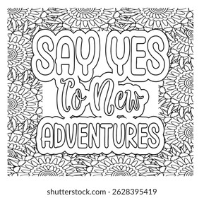 Motivational Quotes Coloring Pages For KDP