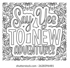 Motivational Quotes Coloring Pages For KDP