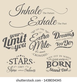 Motivational quotes / Inspirational saying lettering for cricut craft, supplies tools, Art and Collectibles