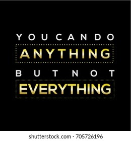 Motivational Quotes Inspired vector illustration concept design