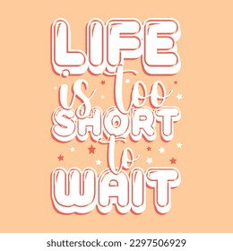 motivational quotes lettering design vector