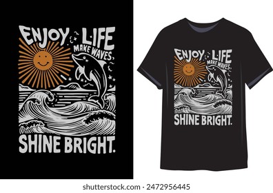 Motivational quotes t shirt for men or women vector illustrator