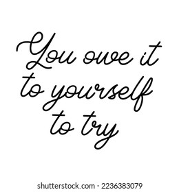 Motivational Quotes Typography Black and White